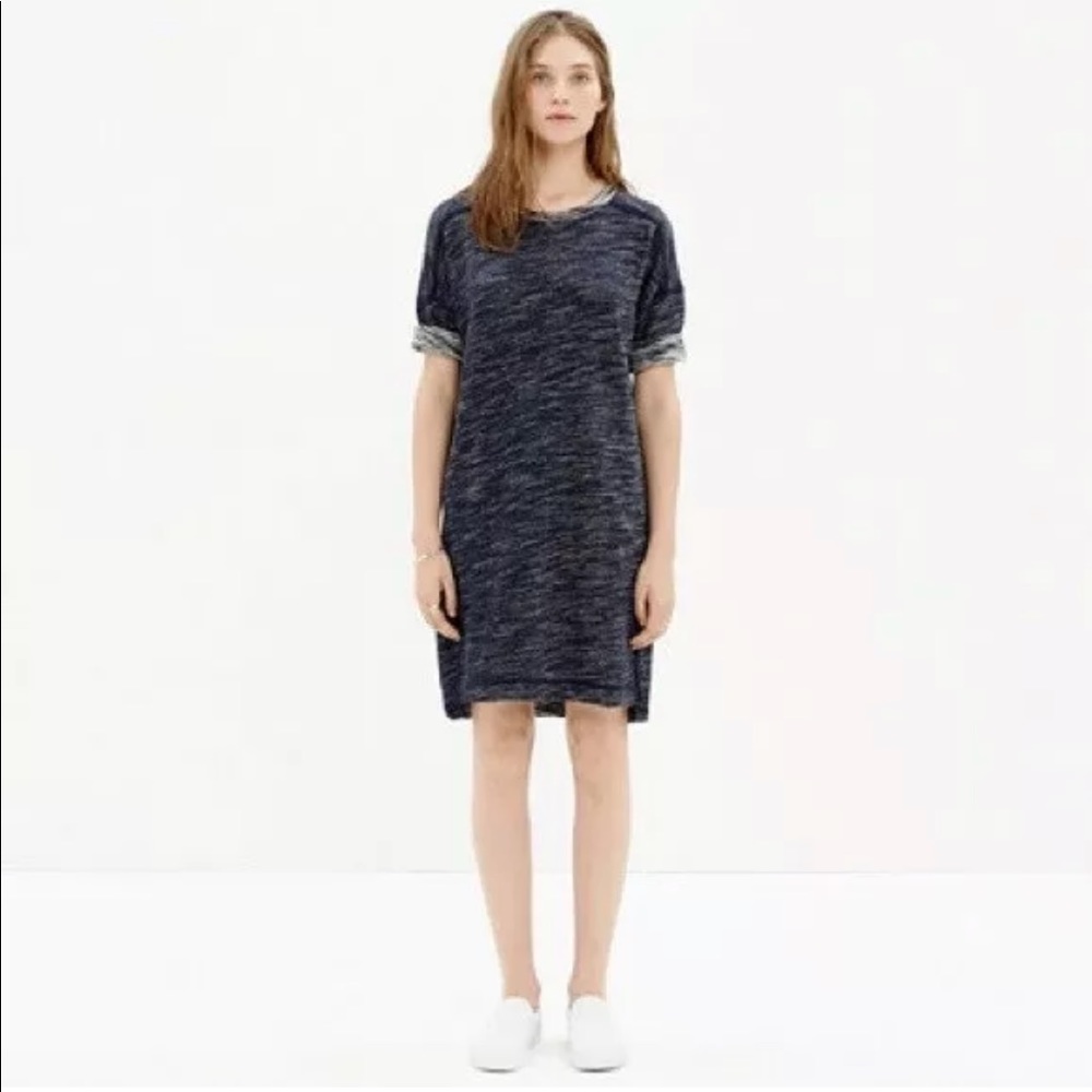 Madewell | Textured Sweatshirt Dress - Picture 1 of 5